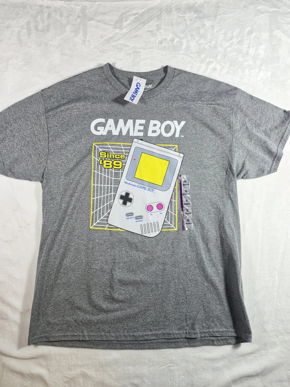Nintendo Game Boy Graphic Tee - Gray